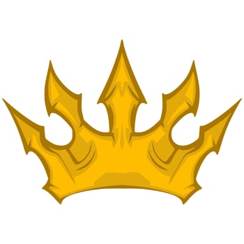 Design Gold Crown Illustration vector