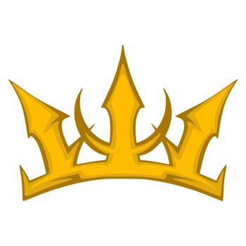 Gold Art Gold Crown Illustration Branding vector