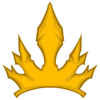 Crown Logo Illustration Digital Art vector