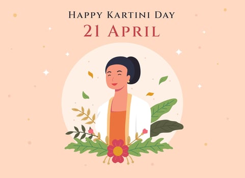Kartini Day Illustration vector
