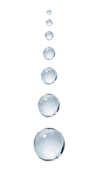 A Sequence of Levitating Spheres Ascending into an Infinite Transparent Void png