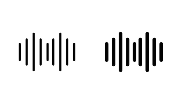 Voice icons. solid, filled outline icons.. vector