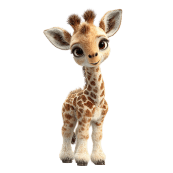 Giraffe Standing Transparent Background png