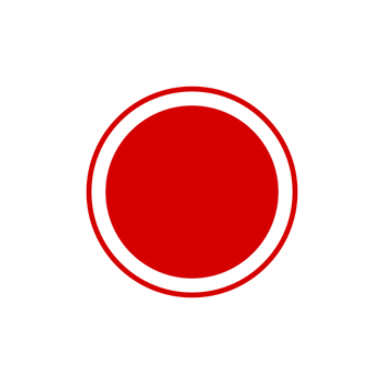 A red circle can use for design png
