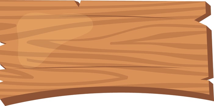 Wooden Sign Board Shape vector