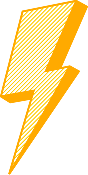 Yellow icon electric power thunder bolt png