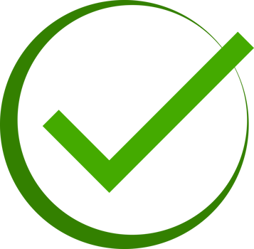 Check mark green circle png