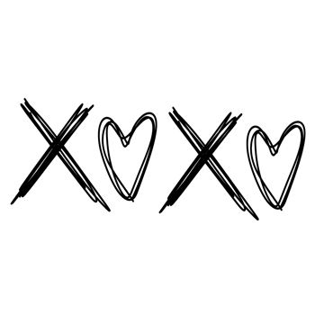 xoxo heart clipart png