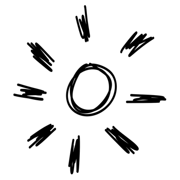 sun icon cutout png