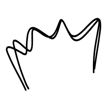 a black and white drawing of a crown png
