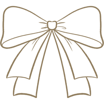 Outline cute bow ribbon for coloring decoration celebrating party gift valentine coquette love png