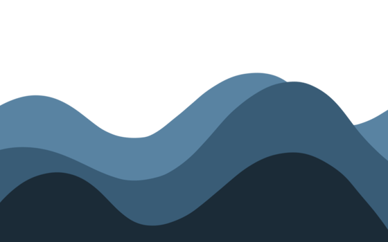 Wave wavy curve element design art png