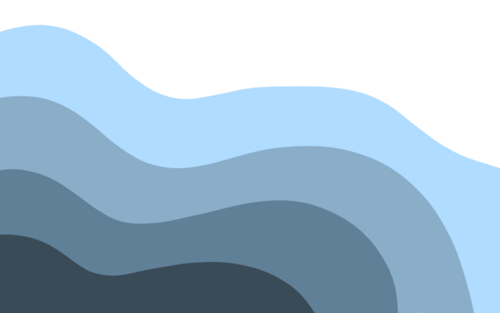 Wave wavy curve element design ilustration png
