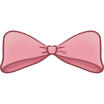 Normal Pink bow ribbon fabric knot gift present decoration celebration holiday valentine heart tie coquette png