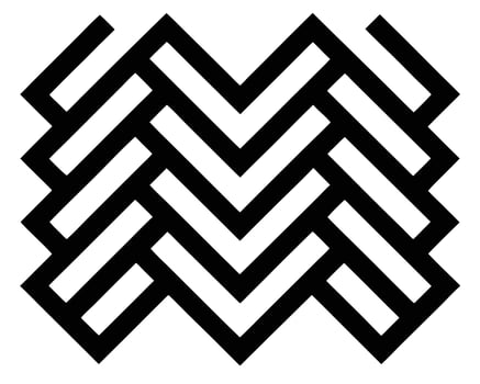 Striking Black and White Herringbone Pattern Abstract Geometric Design for Modern Minimalist Decor and Textile Prints vector