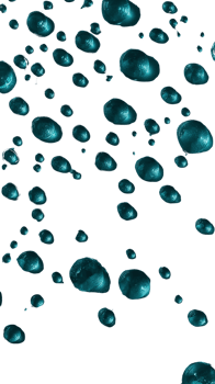 Aqua drops pattern with a transparent canvas adding luminosity and elegance on a plain scene png
