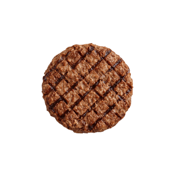 Grilled perfection the simple beauty of a cooked patty against a clean transparent space revealing png