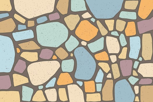 Colorful abstract stone pattern design vector