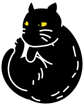 Round Fat Cat with Bright Eyes png