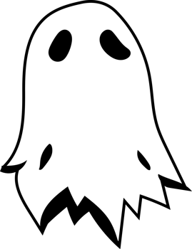 Minimal Floating Ghost png