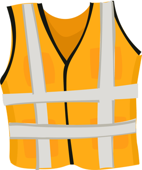 High-Visibility Safety Vest png