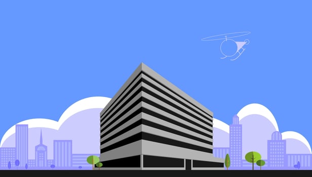 Modern Office Building vector