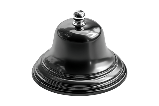 Hotel reception bell business close-up image png