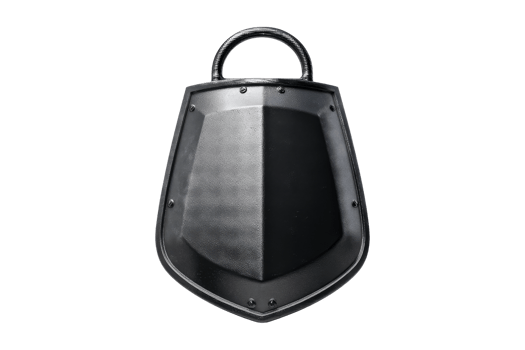Battle-ready shield home product studio close-up png