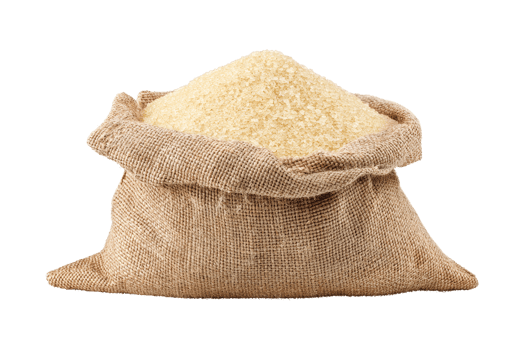 Rice sack harvested in field natural setting png