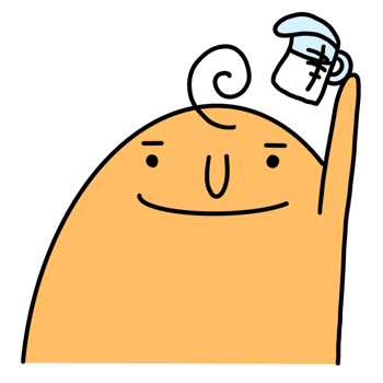 Cartoon orange man chef png