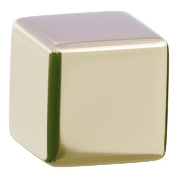 3D Illustration of a Modern Cube png