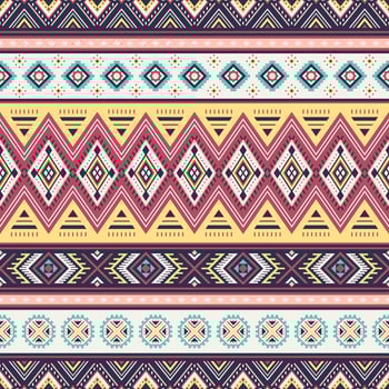Colorful geometric pattern design vector