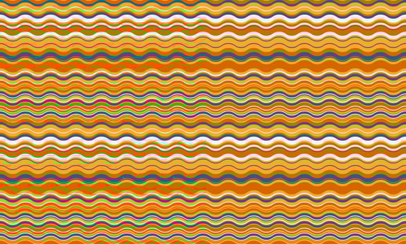 Vibrant wavy stripes in warm autumnal hues. Perfect for textile designs, website backgrounds, or adding a retromodern feel to your projects. vector