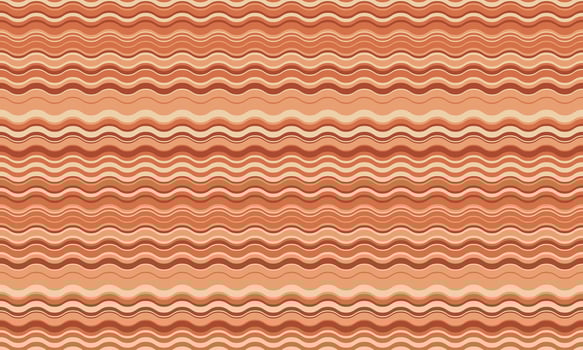 Abstract wavy stripes in earthy tones. Perfect for backgrounds, textile design, or website decoration. Evokes feelings of warmth, calmness, and natural beauty. Versatile and modern design. vector