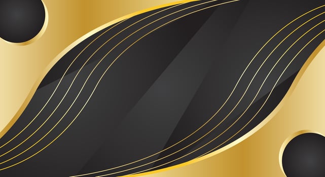 Black and gold abstract design vector