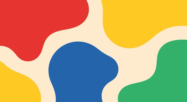 Colorful fluid shapes offer a vibrant, modern and playful background element for design vector