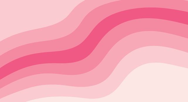 Romantic pastel pink flowing waves background creates a soft, lovely, and feminine vibe for designs vector
