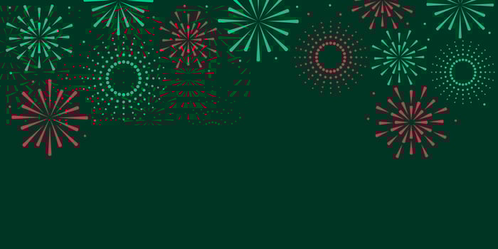 Dark green banner with ferverki and empty image for text. illustration. Suitable for Independence Day and other holidays. vector