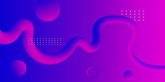 Abstract background with fluid shapes vector