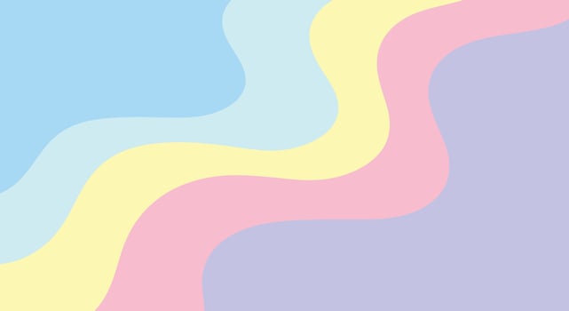 Pastel waves create a soothing modern background for your next design project or presentation slides vector