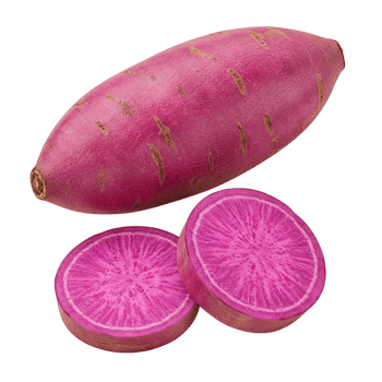 Purple Sweet Potato, Vegetable, Food, Healthy, Diet, Isolated on Transparent Background png