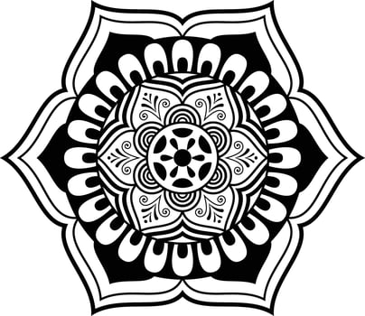 Geometric Mandala Art for Creative Projects vector