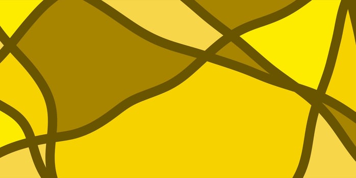 Abstract yellow and brown ceramic pattern background, wavy background vector
