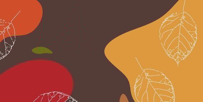 Summer theme background with leaf element, summer memphis background vector