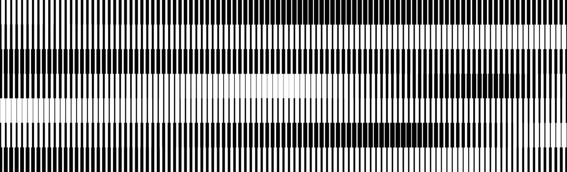 Stripe halftone gradient texture. Fading line gradation background. Repeating strip pattern backdrop. Black and white parallel lines wallpaper. Halfton patern overlay. Doppler effect concept vector