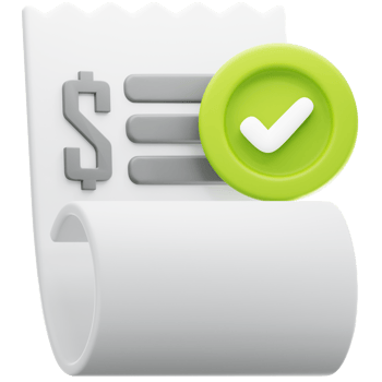 Payment Approved 3D Illustration png