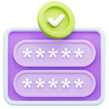 Login Success 3D Illustration png