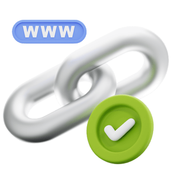 Link Valid 3D Illustration png