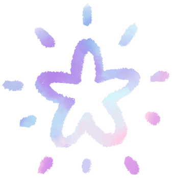 Rainbow starlight doodle cartoon png