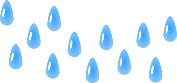 rain and rain - Weather Icon png